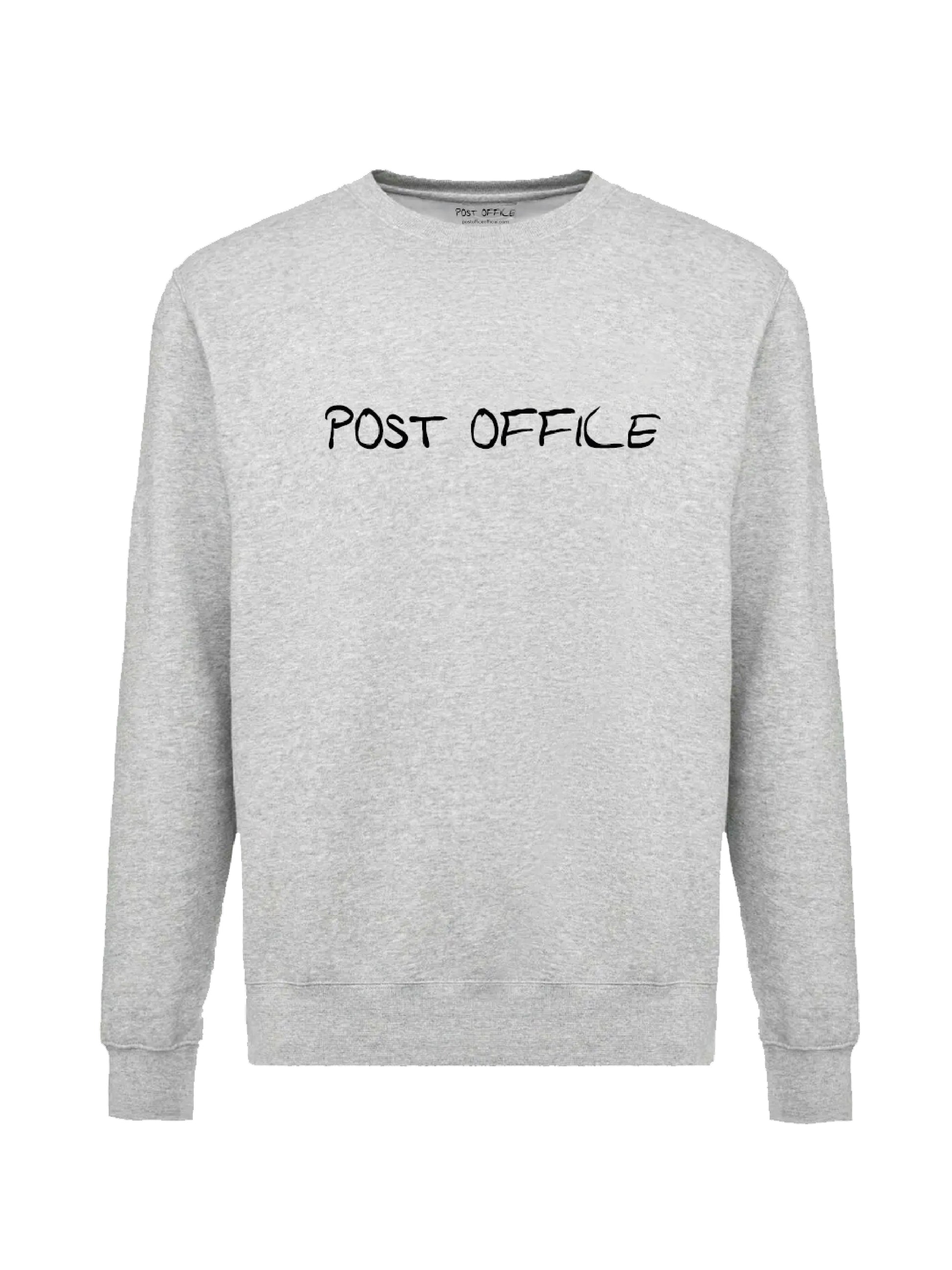 Felpa "Post Office" colorazione Grigia