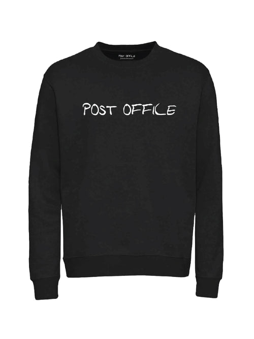 Felpa "Post Office" colorazione Nera